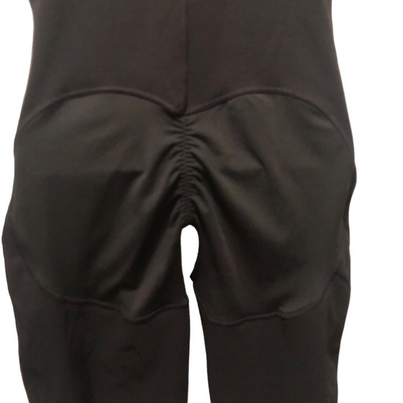 Everyday Mid Thigh Under Bust Bodysuit Sz. L Black Side Zip Medium Compression - Picture 5 of 7